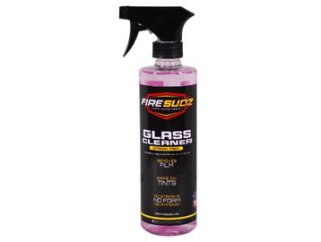 FireSudz Glass Cleaner for fire apparatus windows.