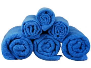 FireSudz Microfiber Towels for streak-free cleaning of fire apparatus.