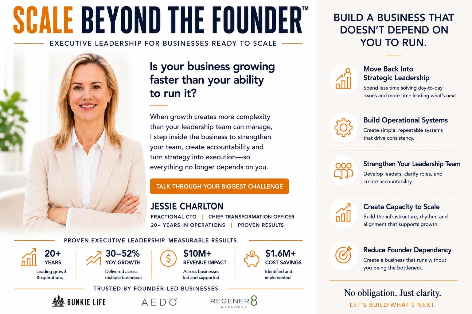 Scale Beyond the founder image of Jessie Charlton
