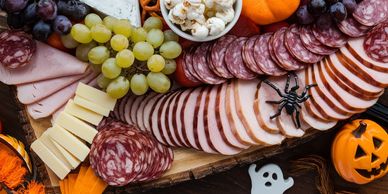 halloween feast charcuterie board