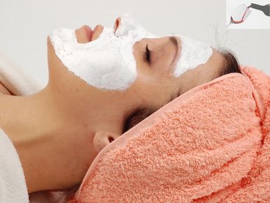 Wine facial service