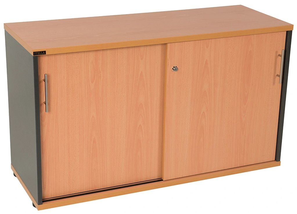 Credenza 
sliding Doors.
Lockable