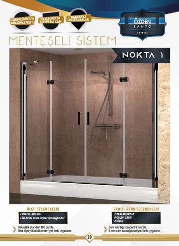 Duşakabin ve Banyo Dolabı Özden Banyo