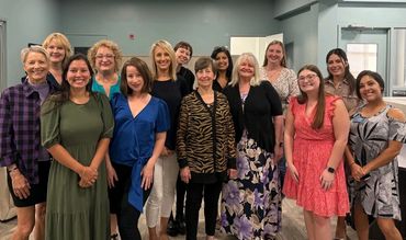 Nassau County Chamber of Commerce Girl Boss meeting (AI Strategy) members with Rhachel Hunter 2025