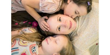 Rhachel Hunter and children in RealRhachel branding photoshoot 2021