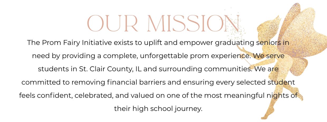 Mission statement of the Prom Fairy Initiative supporting graduating seniors.