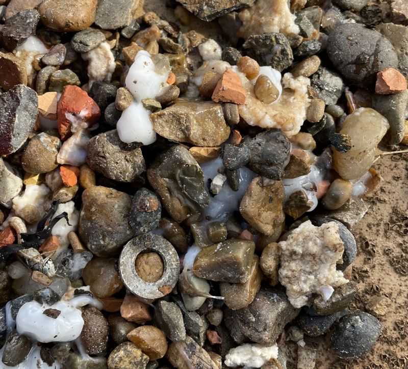 Rock sample caught by RKO filtration