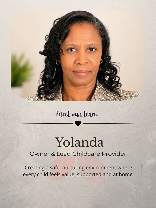 Portrait of Yolanda, lead childcare provider.