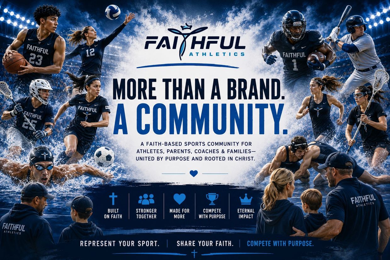 Faithful Athletics promotes a faith-based sports community for athletes and families.