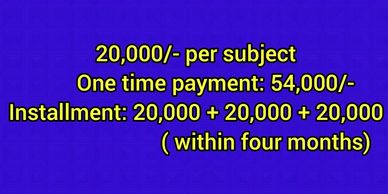 Fee structure for IIT-JEE 