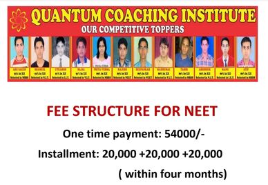 Fees structure for NEET 