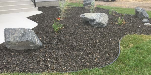 Mulch Landscaping. Sod Installation in Winnipeg.