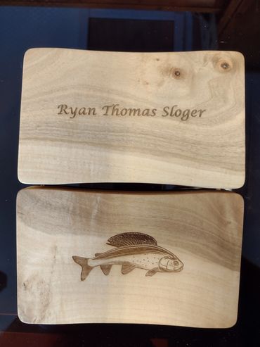 Laser engraved Fly Box