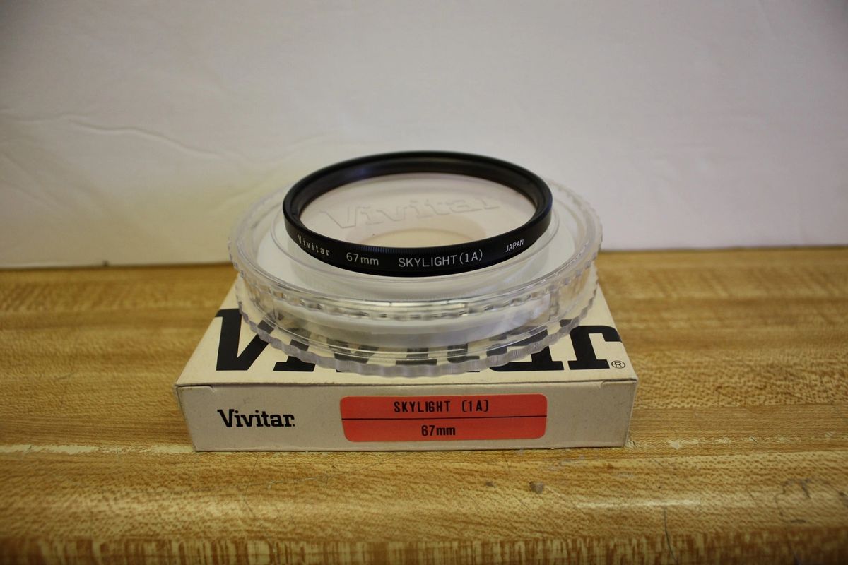 Vivitar 67mm Skylight 1A Camera Filter - New Old Stock