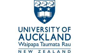 University of Auckland logo with shield and text.