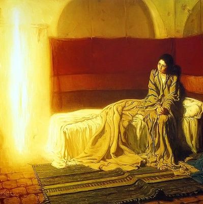 Henry Ossawa Tanner, “The Annunciation” (1898)
