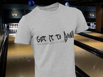 Get it to bowl grey t shirt