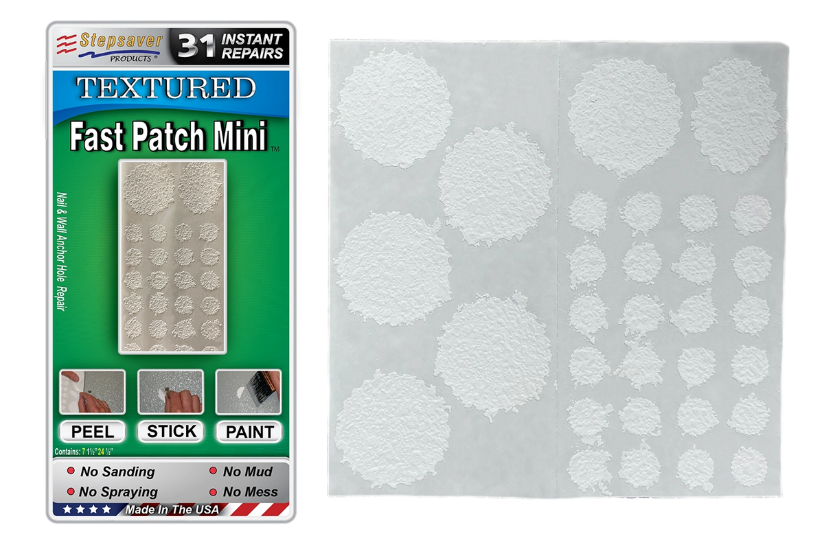 Self-Adhesive Fast Patch Pre-Textured wall patch kit