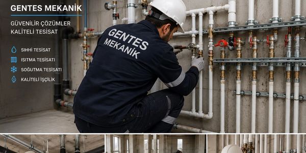 Gentes Mekanik tesisat hizmeti sunuyor.