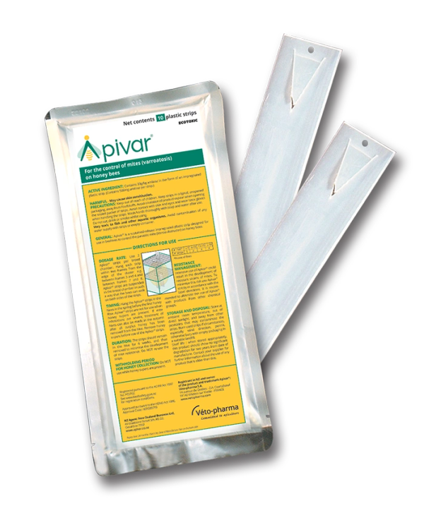 Apivar Varroa Mite Treatment Strips