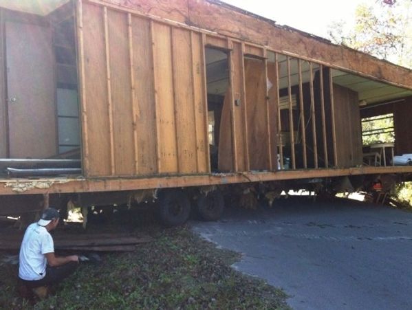 mobile home removal