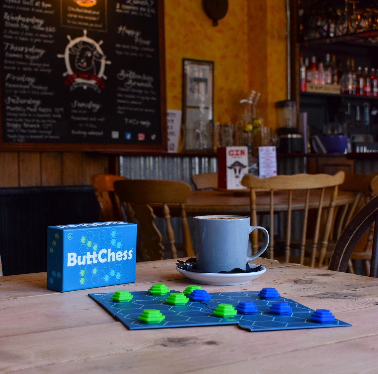 ButtChess, board game, stocking filler, travel game.