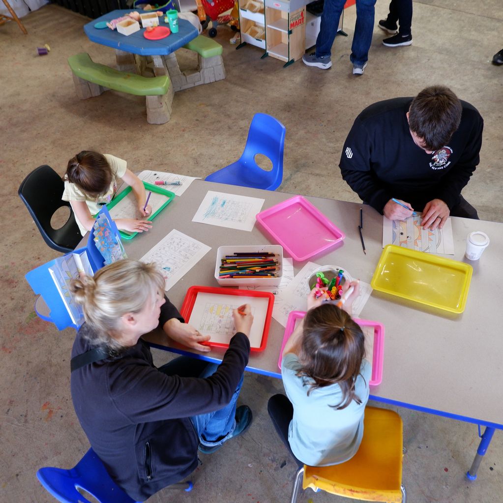 Parents and Kids Creating