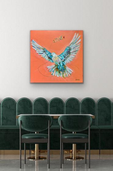 grand oiseau de la paix 