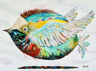 poisson avec ailes