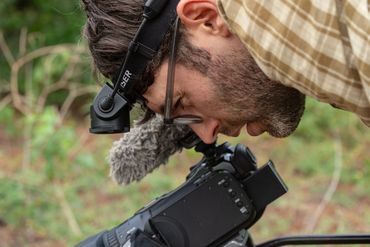 Matej focused on filming snakes. Rhett Cutrell, Fornever Productions