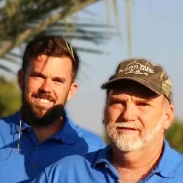 Cary Rutizer and son Mark