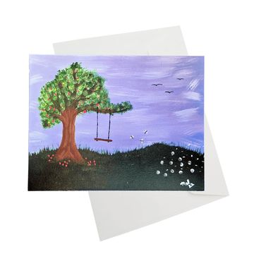 Notecard - Apple Tree