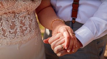 Screen Shot from the wedding video and then edited in Photoshop
