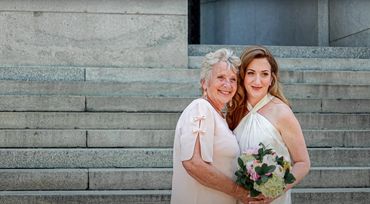Screen Shot from the wedding video and then edited in Photoshop