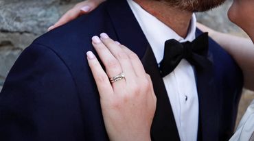 Screen Shot from the wedding video and then edited in Photoshop