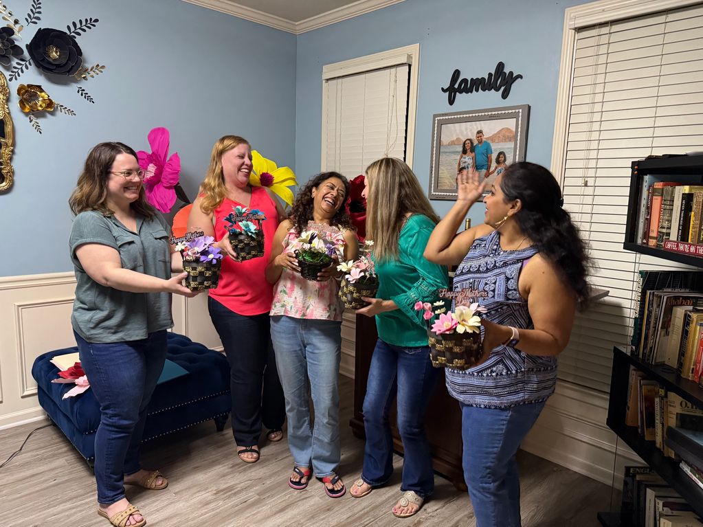 Mother's day workshop with friends 