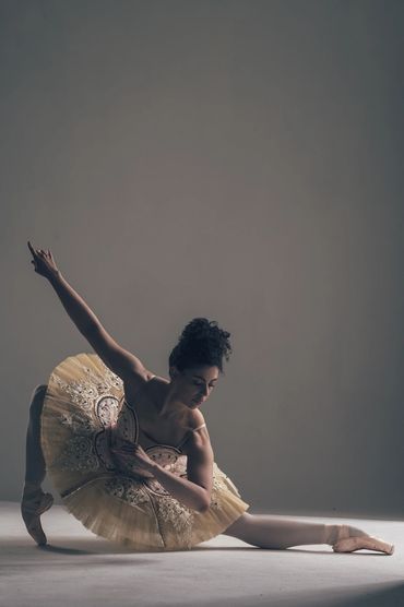 Ballerina dancing. A moment caught in time. 