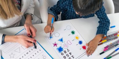 Doctor performing Psychoeducational Evaluation adults and children.