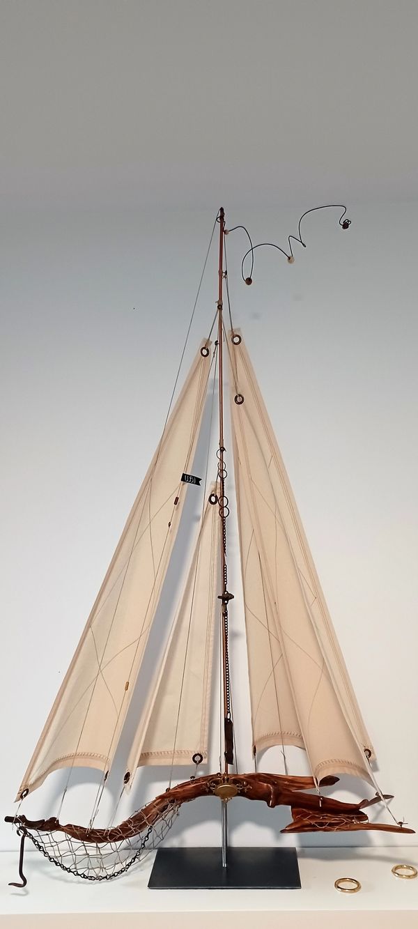 voilier, une oeuvre d'art de lyne levesque (llev)