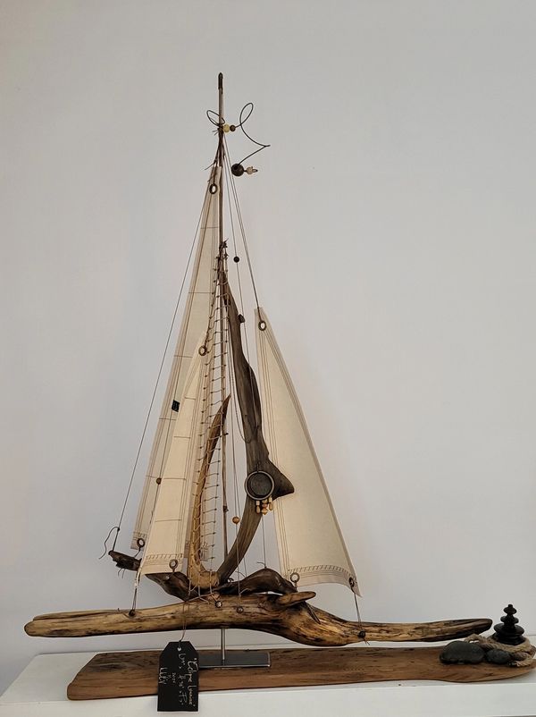 SCULPTURES DE VOILIERS UNIQUES - ARTISTE QUÉBÉCOISE | LLEV.CA