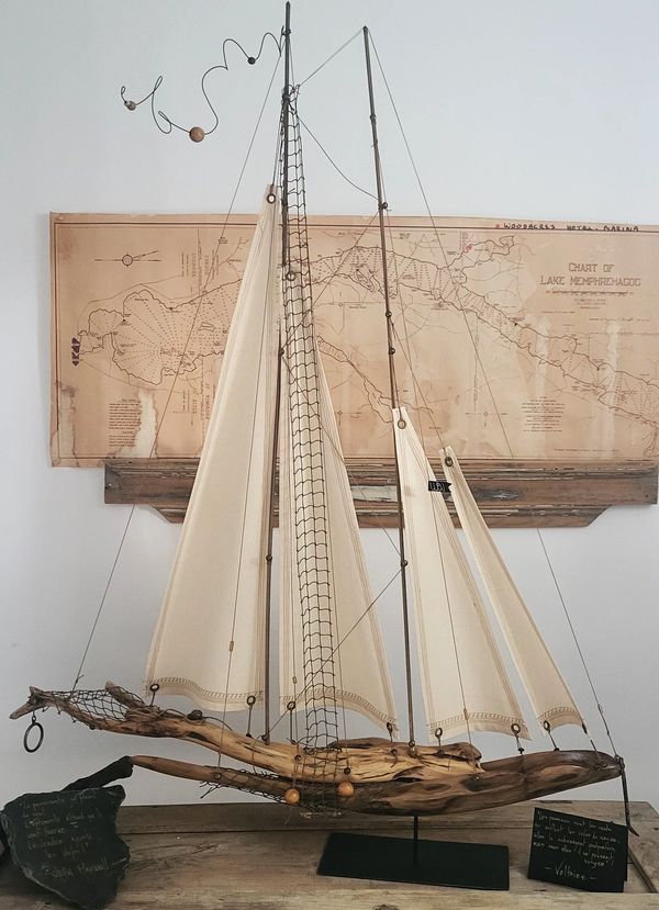 SCULPTURES DE VOILIERS UNIQUES - ARTISTE QUÉBÉCOISE | LLEV.CA