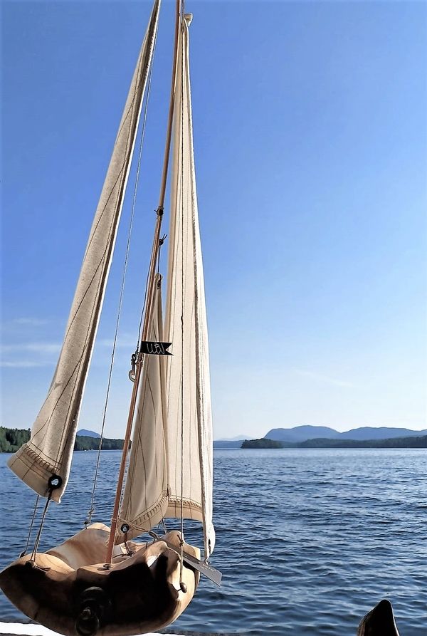 voilier, une oeuvre d'art de lyne levesque (llev)