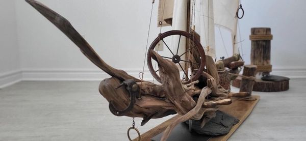 sculptures voiliers, voiliers faits main, art nautique, sculptures artisanales, sculptures voilier.