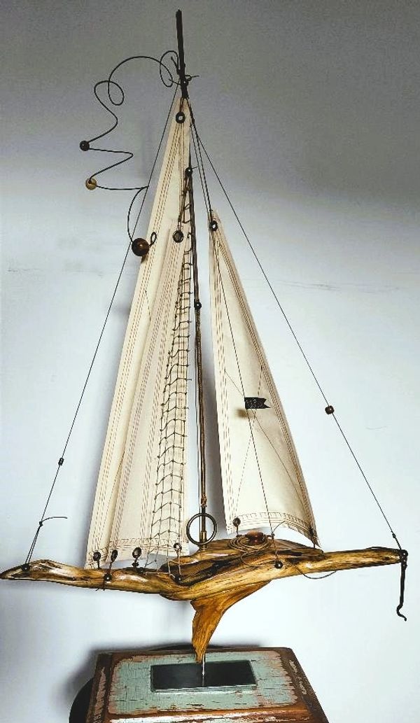 SCULPTURES DE VOILIERS UNIQUES - ARTISTE QUÉBÉCOISE | LLEV.CA