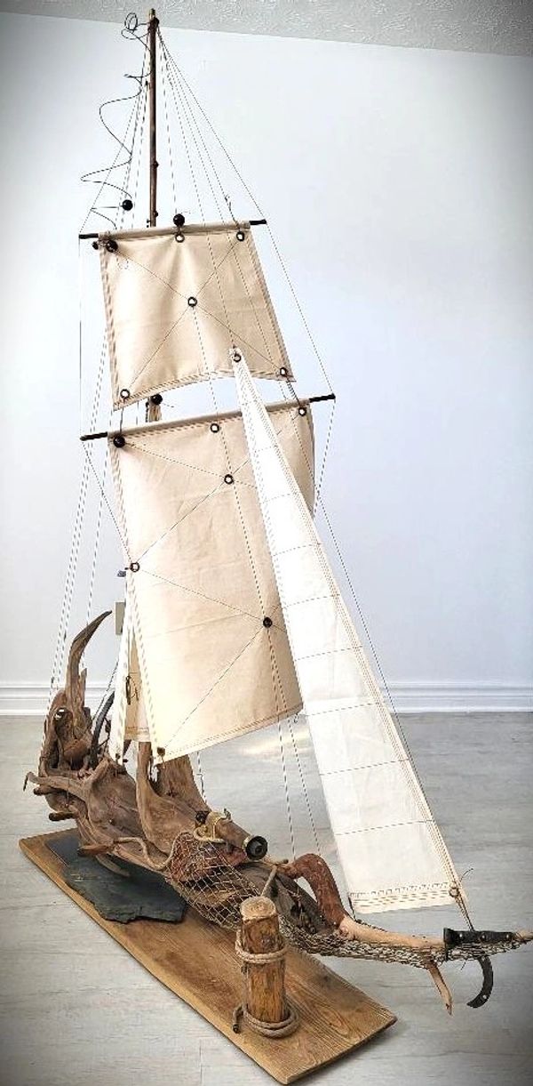 SCULPTURES DE VOILIERS UNIQUES - ARTISTE QUÉBÉCOISE | LLEV.CA