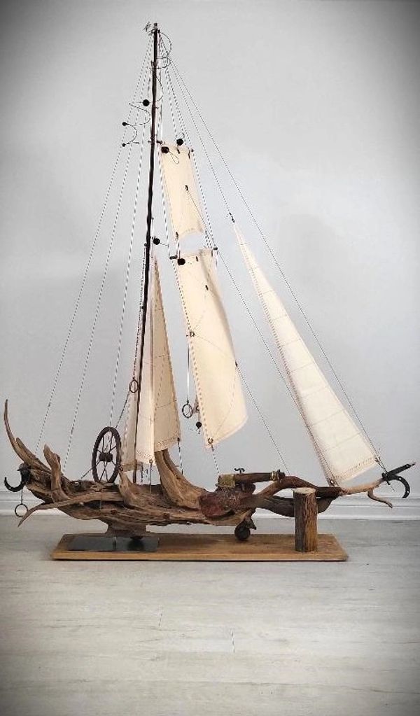 sculptures voiliers, voiliers faits main, art nautique, sculptures artisanales, sculptures voilier.