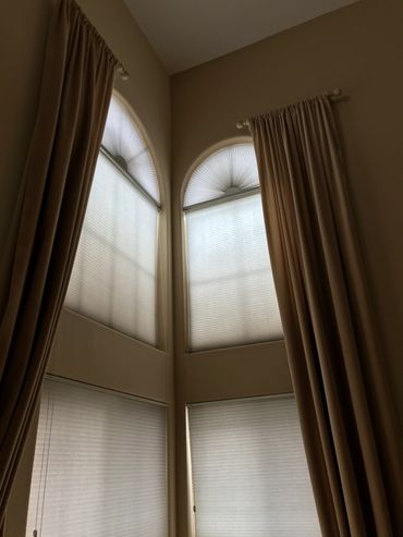 Arch and Window Cellular Shade