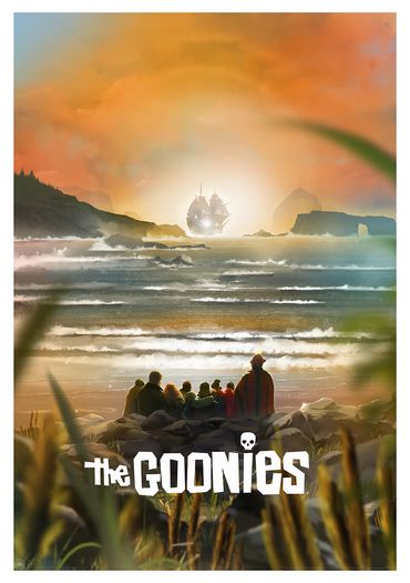 Officially licensed Goonies print  for Vice Press