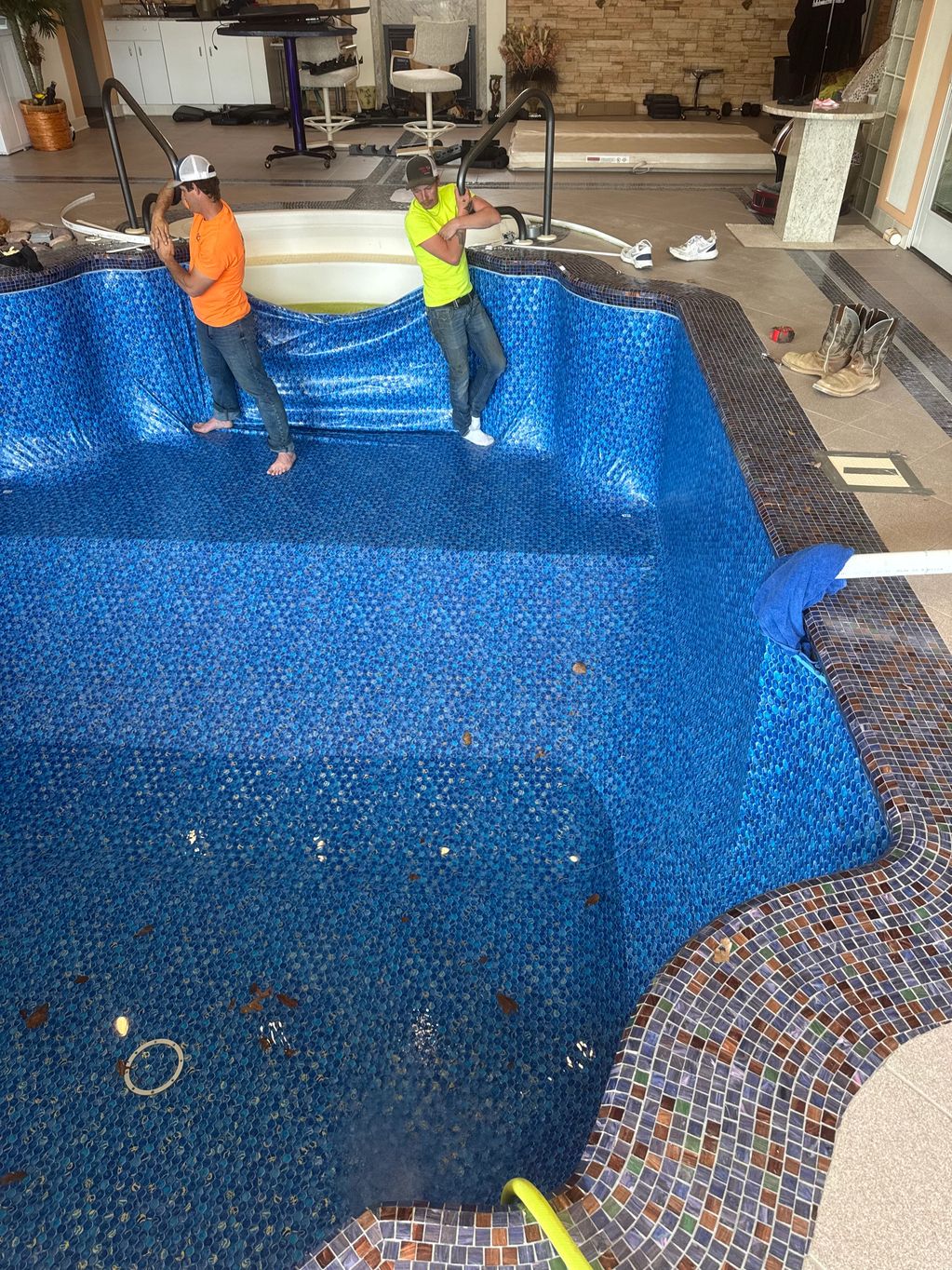 Liner install in Eldon mo. 