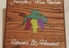 Personalized wine sign/home decor